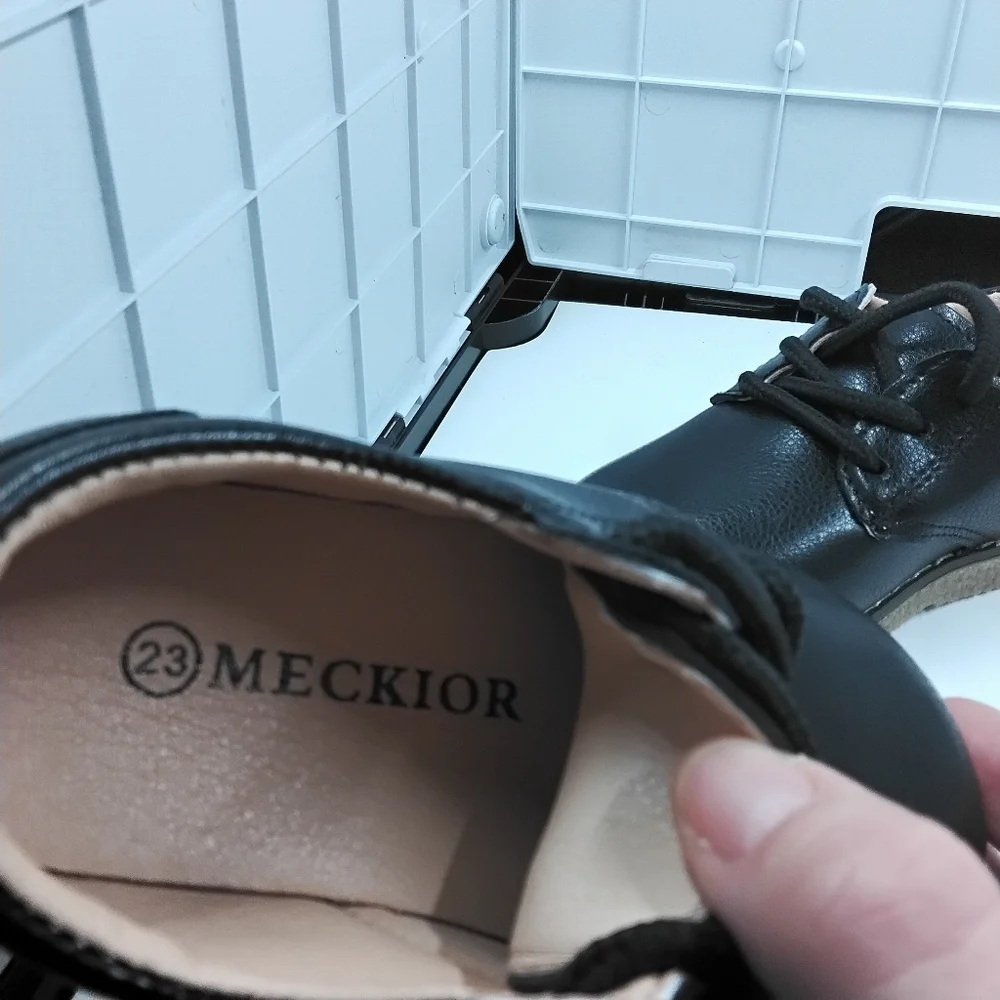 New Classic Black Kids Dress Shoes